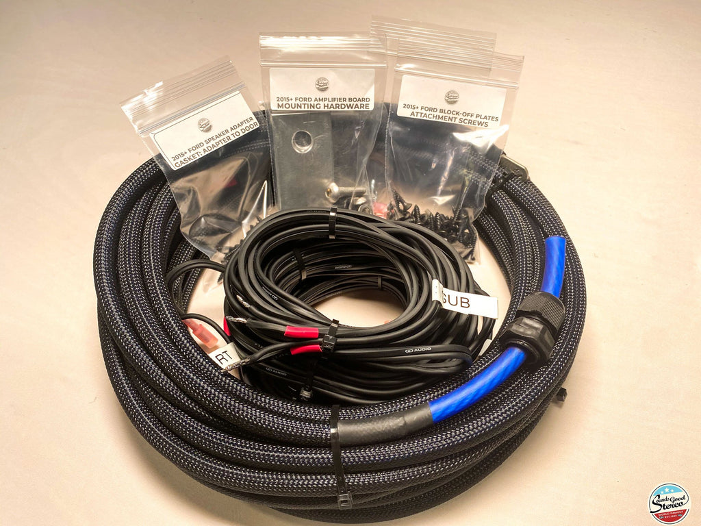 Full Length Power and Ground 1/0 Gauge Power Cable Kit (Designed for 2015+ Vehicles) - Sounds Good Stereo Online