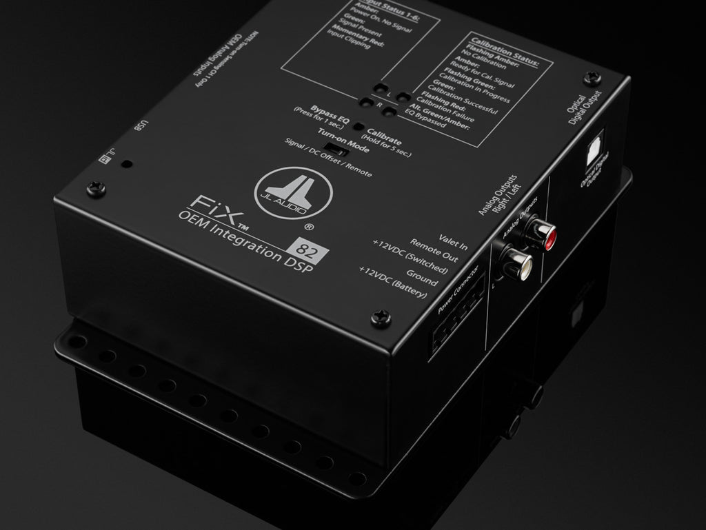 JL Audio FiX-82 OEM Integration DSP with Automatic Time Correction and Digital EQ