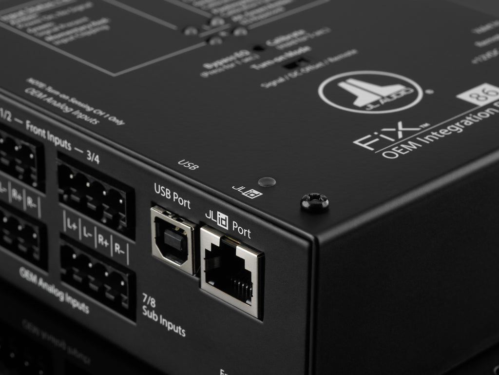 JL Audio FiX-86 OEM Integration DSP with Automatic Time Correction and Digital EQ
