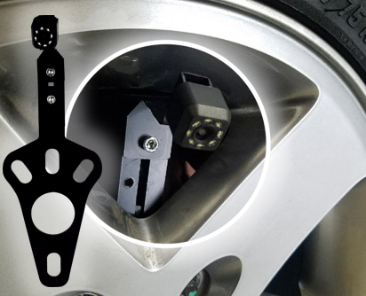 Rydeen JB01 Jeep Spare Tire Bracket for ALL MINy Style Cameras