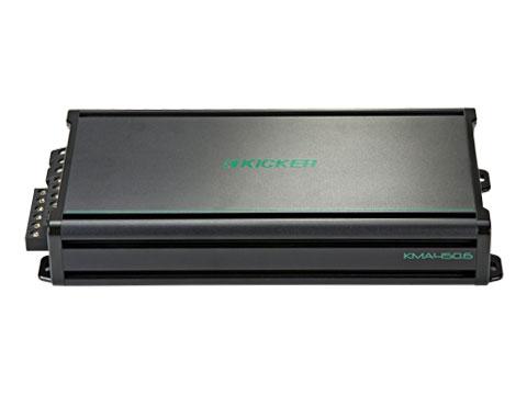 Kicker KMA450.6 KM Series 6x75-Watt 6-Channel Marine Grade Full-Range Amplifier - Sounds Good Stereo Online