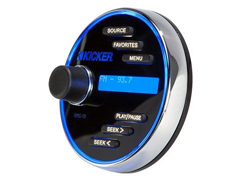 Kicker KRC15 Marine Two-Line Backlit Display Controller - Sounds Good Stereo Online