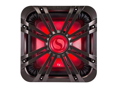 Kicker 11L710GLC LED 10-inch Charcoal Subwoofer Grille for Square Subwoofer 11S10L7 or 44L7S10