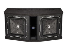 Load image into Gallery viewer, Kicker 41DL7122 Dual 12-inch L7 2Ω Loaded High-Performance Ported Enclosure - Sounds Good Stereo Online