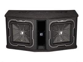 Kicker 41DL7122 Dual 12-inch L7 2Ω Loaded High-Performance Ported Enclosure - Sounds Good Stereo Online