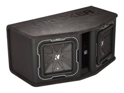 Kicker 41DL7122 Dual 12-inch L7 2Ω Loaded High-Performance Ported Enclosure - Sounds Good Stereo Online
