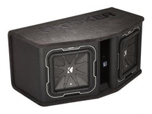 Load image into Gallery viewer, Kicker 41DL7122 Dual 12-inch L7 2Ω Loaded High-Performance Ported Enclosure - Sounds Good Stereo Online