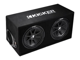 Kicker 43DC122 Comp Series Dual 12-inch Loaded Subwoofer Enclosure - Sounds Good Stereo Online