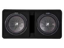 Load image into Gallery viewer, Kicker 43DCWR122 CompR Dual 12-inch (30cm) Subwoofers in Vented Enclosure, 2-Ohm, 1000W
