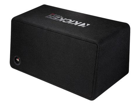 Kicker 43DCWR122 CompR Dual 12-inch (30cm) Subwoofers in Vented Enclosure, 2-Ohm, 1000W