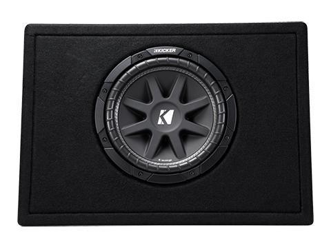 Kicker 43TC104 Comp Series 10-inch Thin Profile Loaded Subwoofer Enclosure - Sounds Good Stereo Online