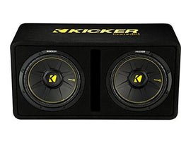 Kicker 44DCWC102 CompC Series Dual 10-inch Ported Loaded Enclosure - Sounds Good Stereo Online