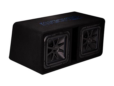 Kicker 44DL7S122 Dual L7S 12-inch Loaded Vented Subwoofer Enclosure - Sounds Good Stereo Online