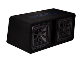 Kicker 44DL7S122 Dual L7S 12-inch Loaded Vented Subwoofer Enclosure - Sounds Good Stereo Online
