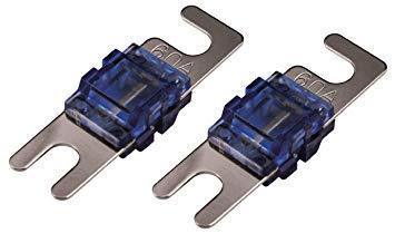 Kicker 46AFS60 60a Amplifier Fuses, Package of 2; RoHS COMPLIANT - Sounds Good Stereo Online