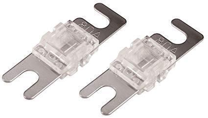 Kicker 46AFS80 80a Amplifier Fuses, Package of 2; RoHS COMPLIANT - Sounds Good Stereo Online