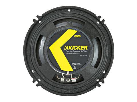 Kicker 46CSC54 CSC5 5.25-Inch (130mm) Coaxial Speakers, 4-Ohm
