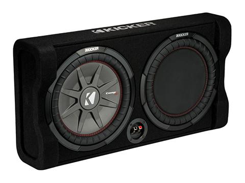 Kicker 47TRTP122 Down Firing 12-inch Loaded Passive Reflex Enclosure - Sounds Good Stereo Online