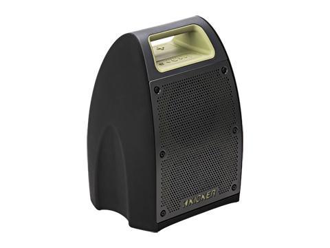 Kicker BF400 Bullfrog 400 Gray-Green BT/FM Outdoor Audio System w/4-inch Speakers - Sounds Good Stereo Online