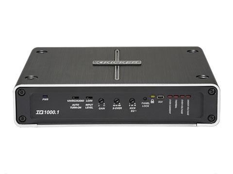Kicker IQ1000.1 High-Performance 1000w Mono-Block Subwoofer Amplifier with Built-in DSP - Sounds Good Stereo Online