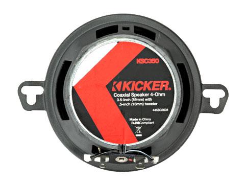 Kicker KSC350 KS Series 3.5-inch Coaxial Speaker Kit - Sounds Good Stereo Online