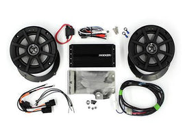 Kicker RHDT14 6.5-Inch Rear Speaker/Amplifier Upgrade Kit for 2014 - 2017 Harley Davidson Tour Packs with Rear Speaker Pods - Sounds Good Stereo Online