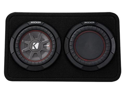 Kicker TCWRT8 CompRT Series 8-inch Loaded Passive Reflex Subwoofer System - Sounds Good Stereo Online