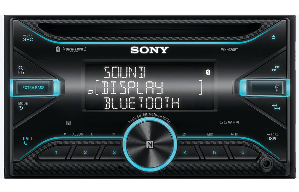 Sony WX-920BT Double Din CD Receiver with Bluetooth - Sounds Good Stereo Online