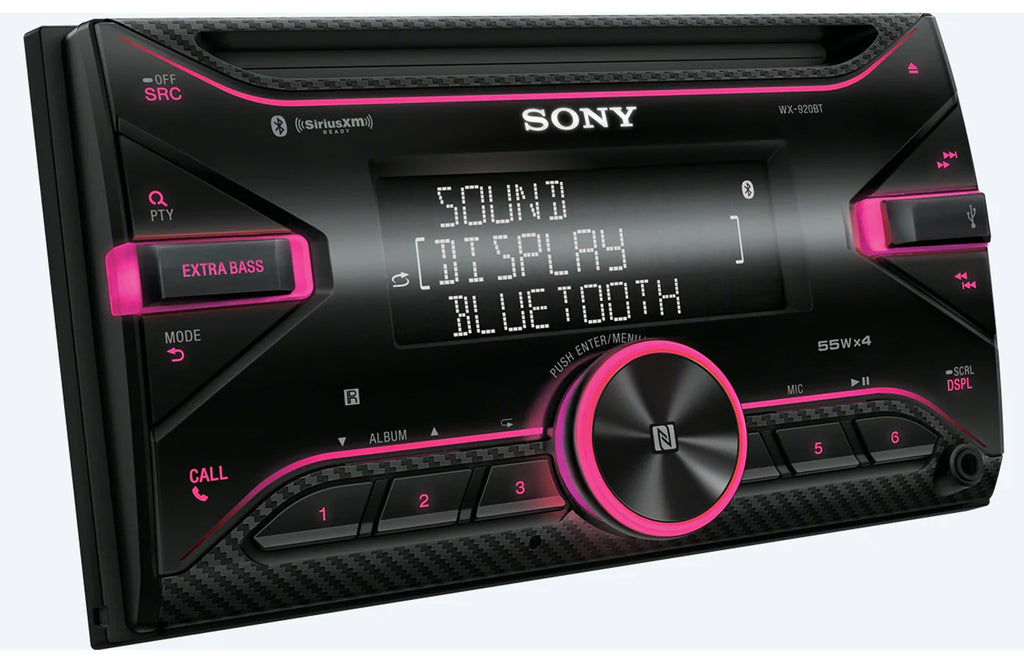 Sony WX-920BT Double Din CD Receiver with Bluetooth - Sounds Good Stereo Online