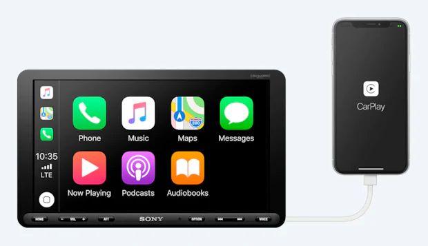 Sony XAV-AX8000 9" Mechless Floating CarPlay - Android Auto Replacement Stereo