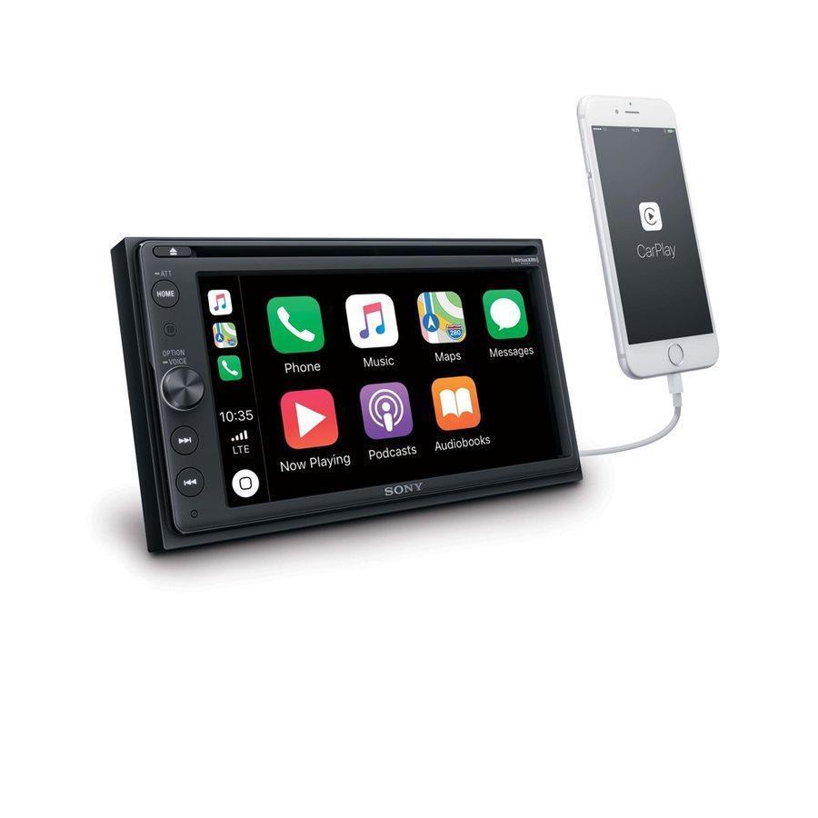 Sony XAV-AX210SXM 6.4" Apple Car Play Android Auto CD /DVD Receiver with Bluetooth - Sounds Good Stereo Online