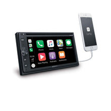 Load image into Gallery viewer, Sony XAV-AX210SXM 6.4" Apple Car Play Android Auto CD /DVD Receiver with Bluetooth - Sounds Good Stereo Online