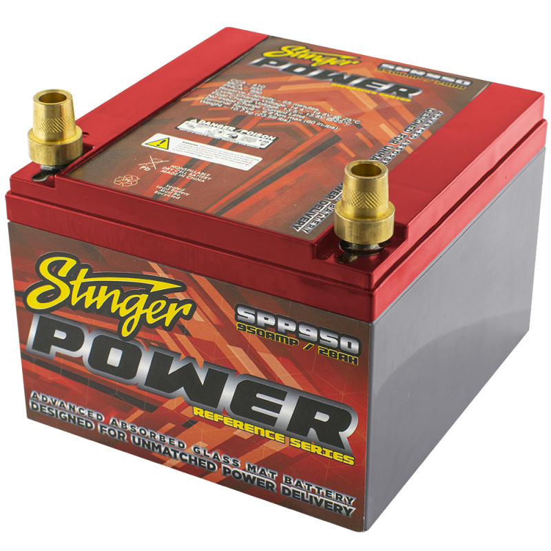 Stinger SPP950 SPP Series 12-Volt 1900w AGM Dry Cell Battery - Sounds Good Stereo Online