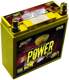 Stinger SPV20 SPV Series High-Performance 12-Volt 600w AGM Dry Cell Battery - Sounds Good Stereo Online