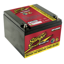 Load image into Gallery viewer, Stinger SPX950 SPP Series Vibration Resistant Powersports 12-Volt 1900w AGM Dry Cell Battery - Sounds Good Stereo Online