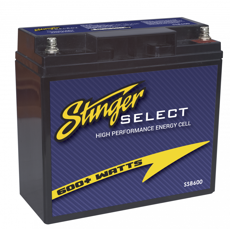 Stinger Select SSB600 12-Volt 600w AGM Economy Battery - Sounds Good Stereo Online