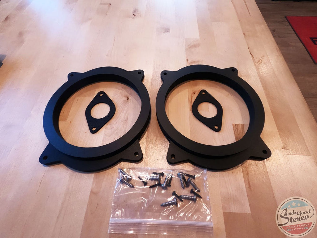 2012 + Toyota Camry Custom Speaker Adapters - 6x9 to 8-inch - Sounds Good Stereo Online