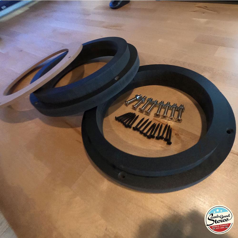 6.75-inch Universal Custom Made Speaker Adapters - Sounds Good Stereo Online