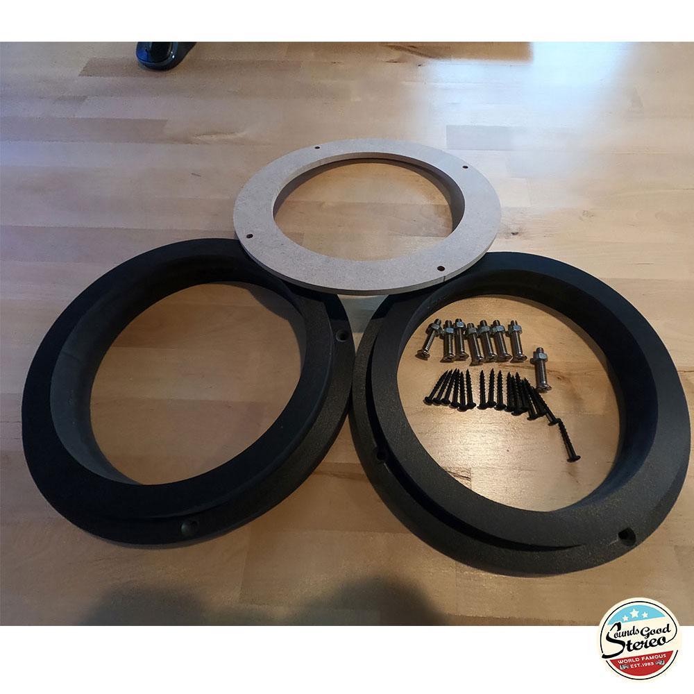 6.75-inch Universal Custom Made Speaker Adapters - Sounds Good Stereo Online