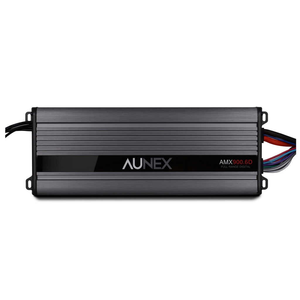 Aunex AMX 900.6D AMX Series IPX67 Marine Powersports 900wrms 6-Channel Amplifier