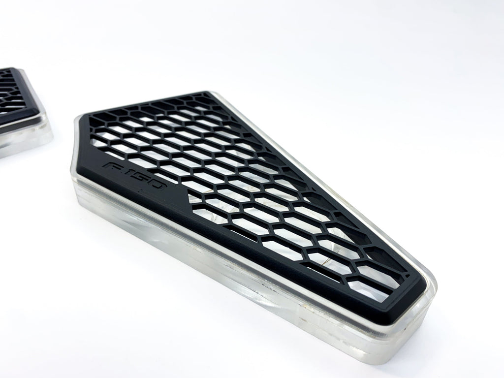 Custom 3-Way Midrange/Tweeter Acrylic A-Pillar Template Set for DIY