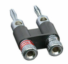 Load image into Gallery viewer, Stinger SPT5503 PRO Series Classic Banana Plug Dual Terminal with Shoc-Krome Plating and Black Plastic Clip