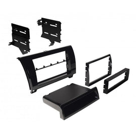 Best Kits BKTOYK967 Double Din Dash Kit for 2007-2013 Toyota Tundra and 2008-2020 Toyota Sequoia - Gloss Black
