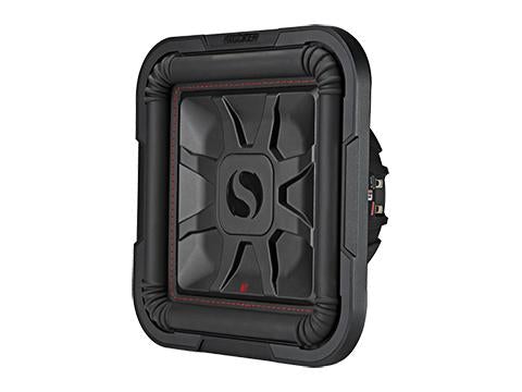 Kicker L7T12 High-Performance 12-inch Shallow Mount Square Subwoofer - Dual 2 Ohm