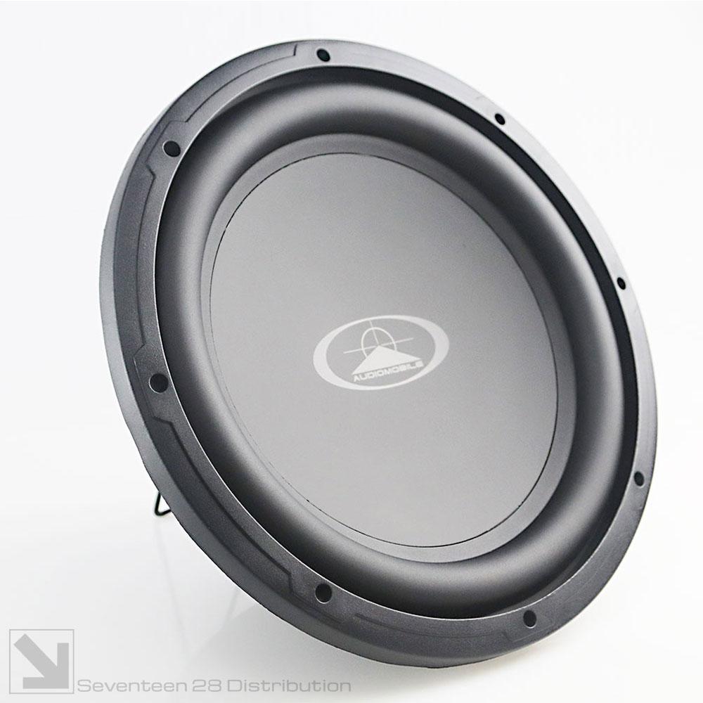Audiomobile GTS 2112 "21" Series Low-Profile 12" Single Voice Coil Subwoofer - Single 4 Ohm