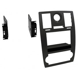 Best Kits BKCDK637 2005-2007 Chrysler 300 Dash Panel Double Din - Satin Black