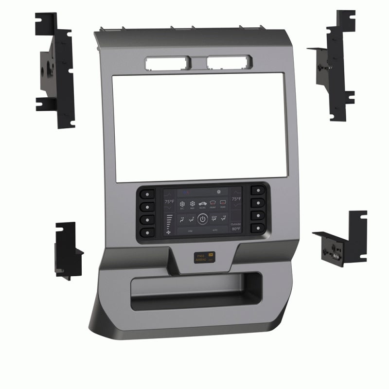 Metra 108-FD1CH Ford F-150 2015-2017 - Pioneer 8-inch Radio TurboTouch Kit Dash Kit