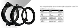 Kicker QSC Series 6.75-inch Point Source 2-way Coaxial Kit