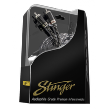 Load image into Gallery viewer, Stinger SI9212 9000 Series 12ft/4m 2-channel Audiophile Grade Directional Balanced Twisted Pair Interconnects