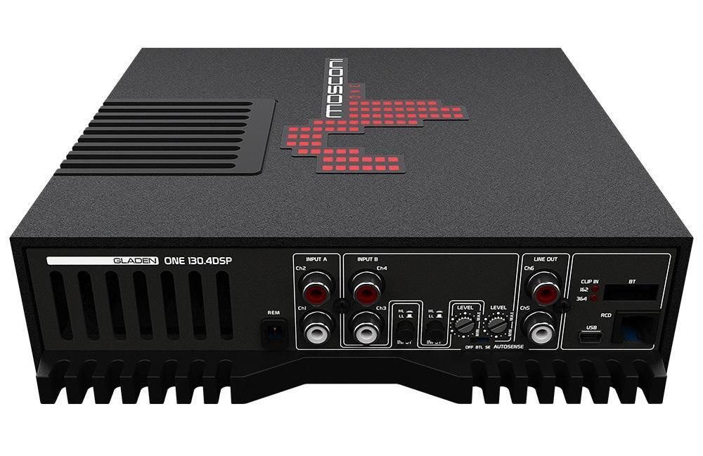 Mosconi Gladen One Series 130.4 4ch DSP Sound Quality Audiophile Amplifier